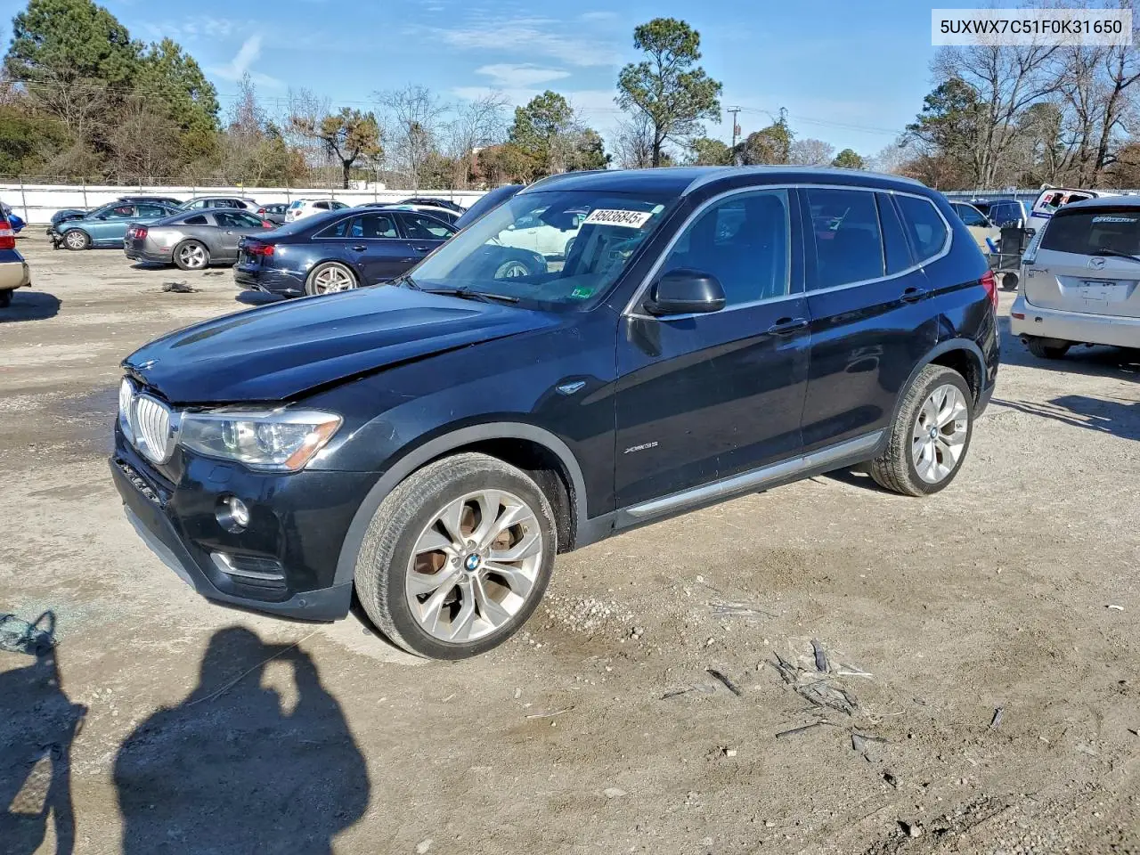 5UXWX7C51F0K31650 2015 BMW X3 xDrive35I