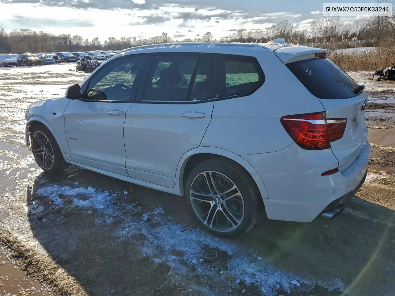 5UXWX7C50F0K33244 2015 BMW X3 xDrive35I