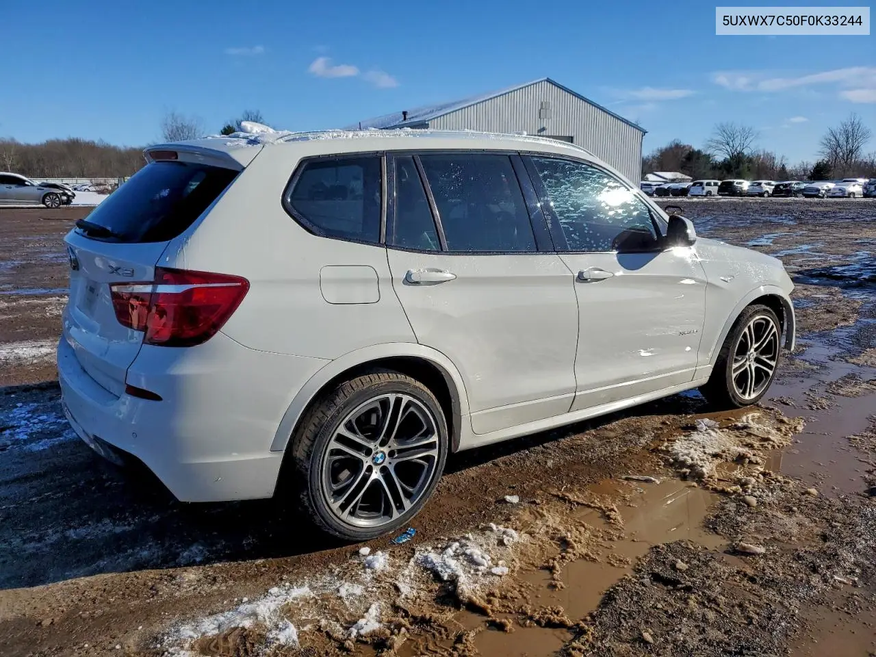5UXWX7C50F0K33244 2015 BMW X3 xDrive35I