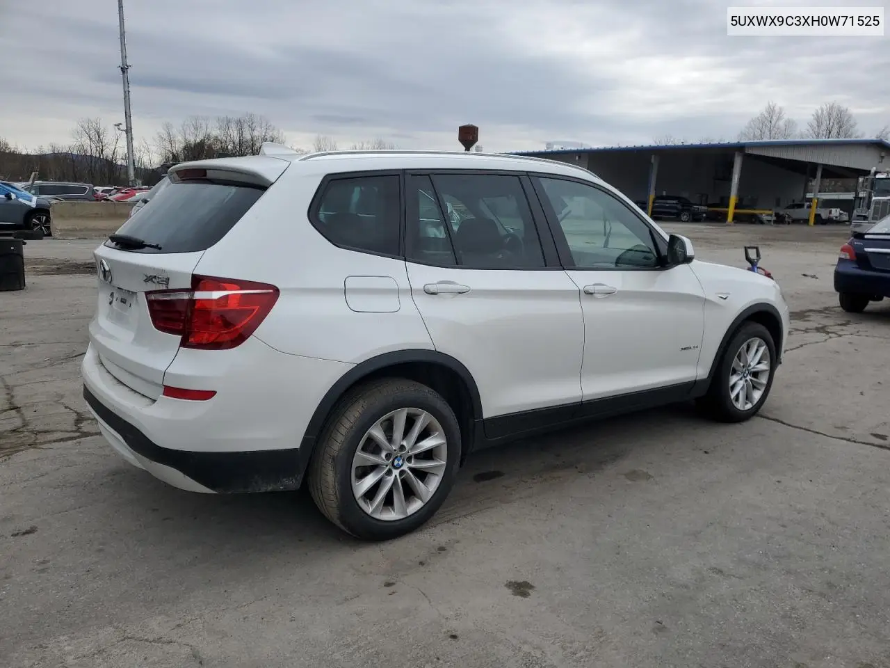 5UXWX9C3XH0W71525 2017 BMW X3 xDrive28I