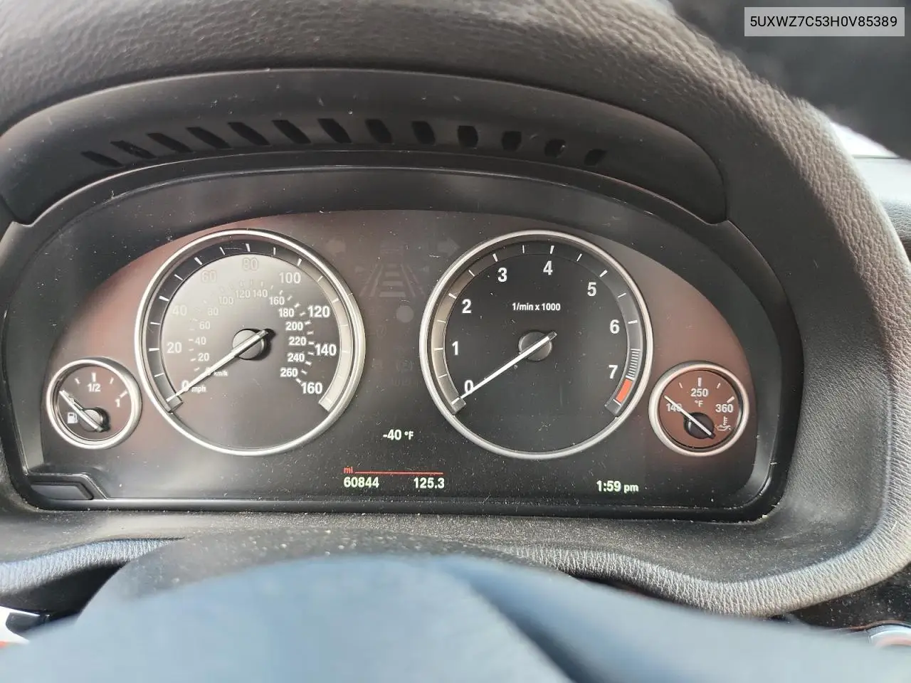 5UXWZ7C53H0V85389 2017 BMW X3 Sdrive28I