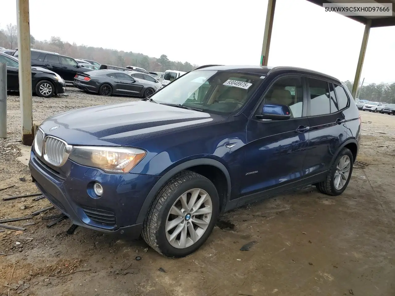 5UXWX9C5XH0D97666 2017 BMW X3 xDrive28I