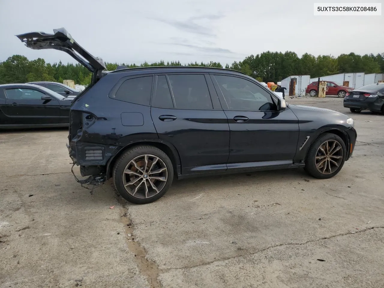 5UXTS3C58K0Z08486 2019 BMW X3 xDrivem40I