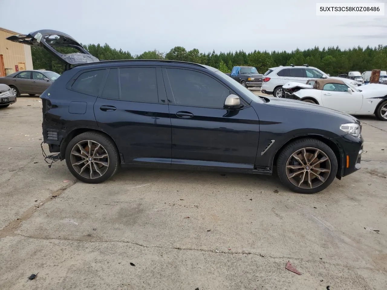 5UXTS3C58K0Z08486 2019 BMW X3 xDrivem40I