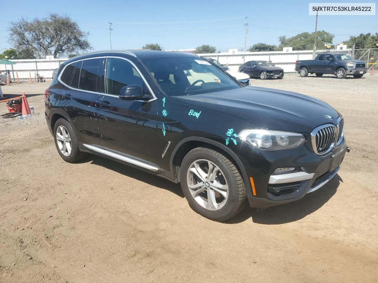 5UXTR7C53KLR45222 2019 BMW X3 Sdrive30I