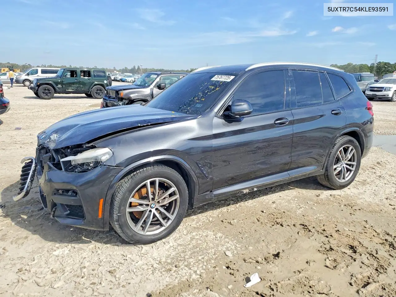 5UXTR7C54KLE93591 2019 BMW X3 Sdrive30I