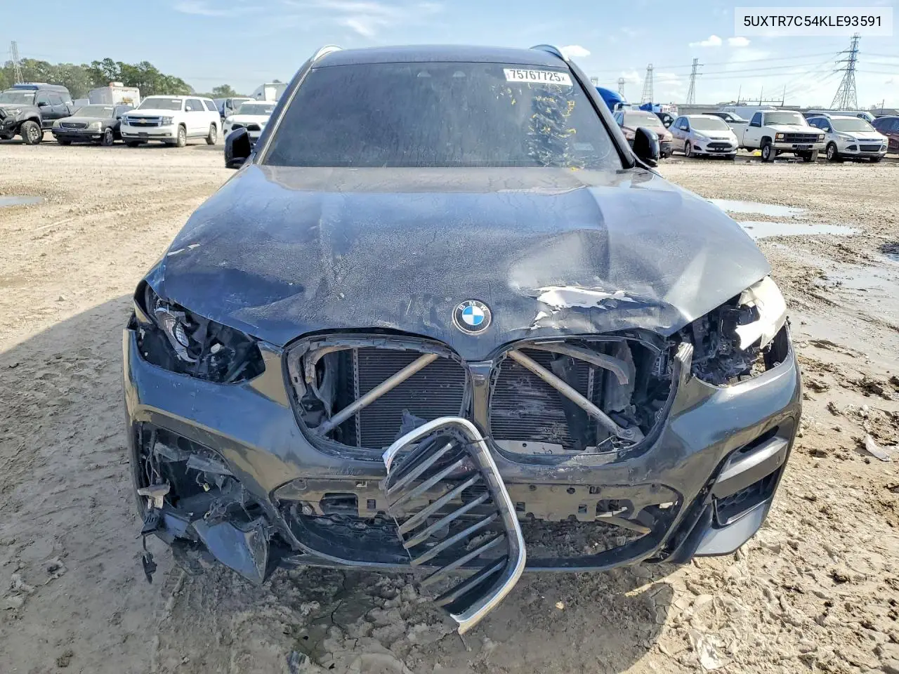 5UXTR7C54KLE93591 2019 BMW X3 Sdrive30I
