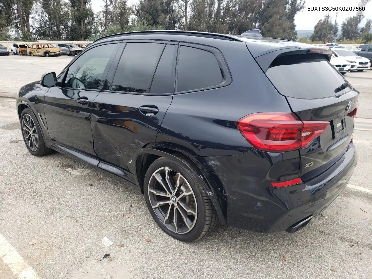 5UXTS3C50K0Z07560 2019 BMW X3 xDrivem40I