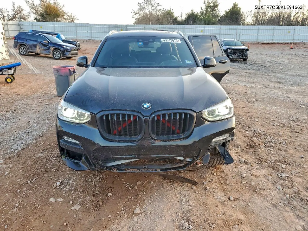 5UXTR7C58KLE94663 2019 BMW X3 Sdrive30I