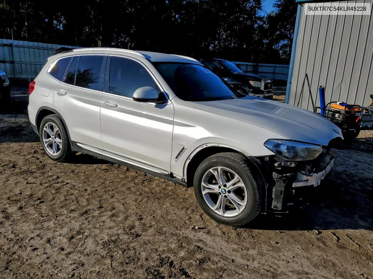 5UXTR7C54KLR45228 2019 BMW X3 Sdrive30I