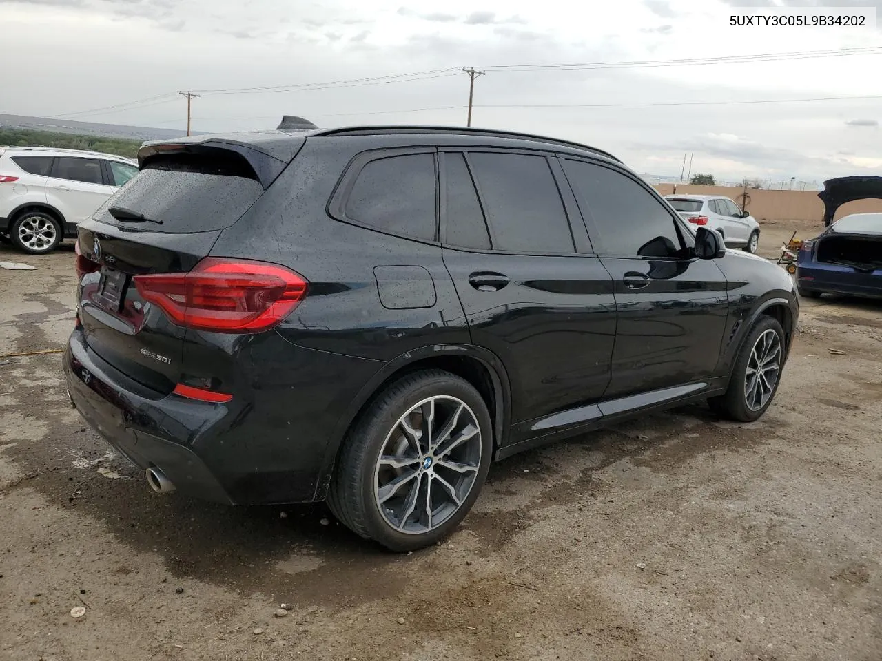 5UXTY3C05L9B34202 2020 BMW X3 Sdrive30I