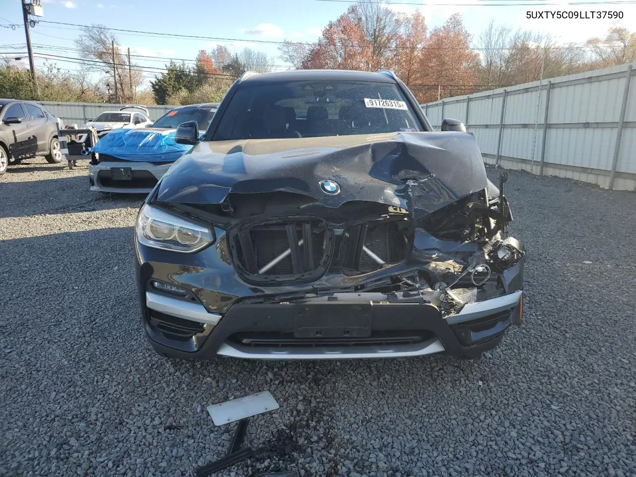 5UXTY5C09LLT37590 2020 BMW X3 xDrive30I