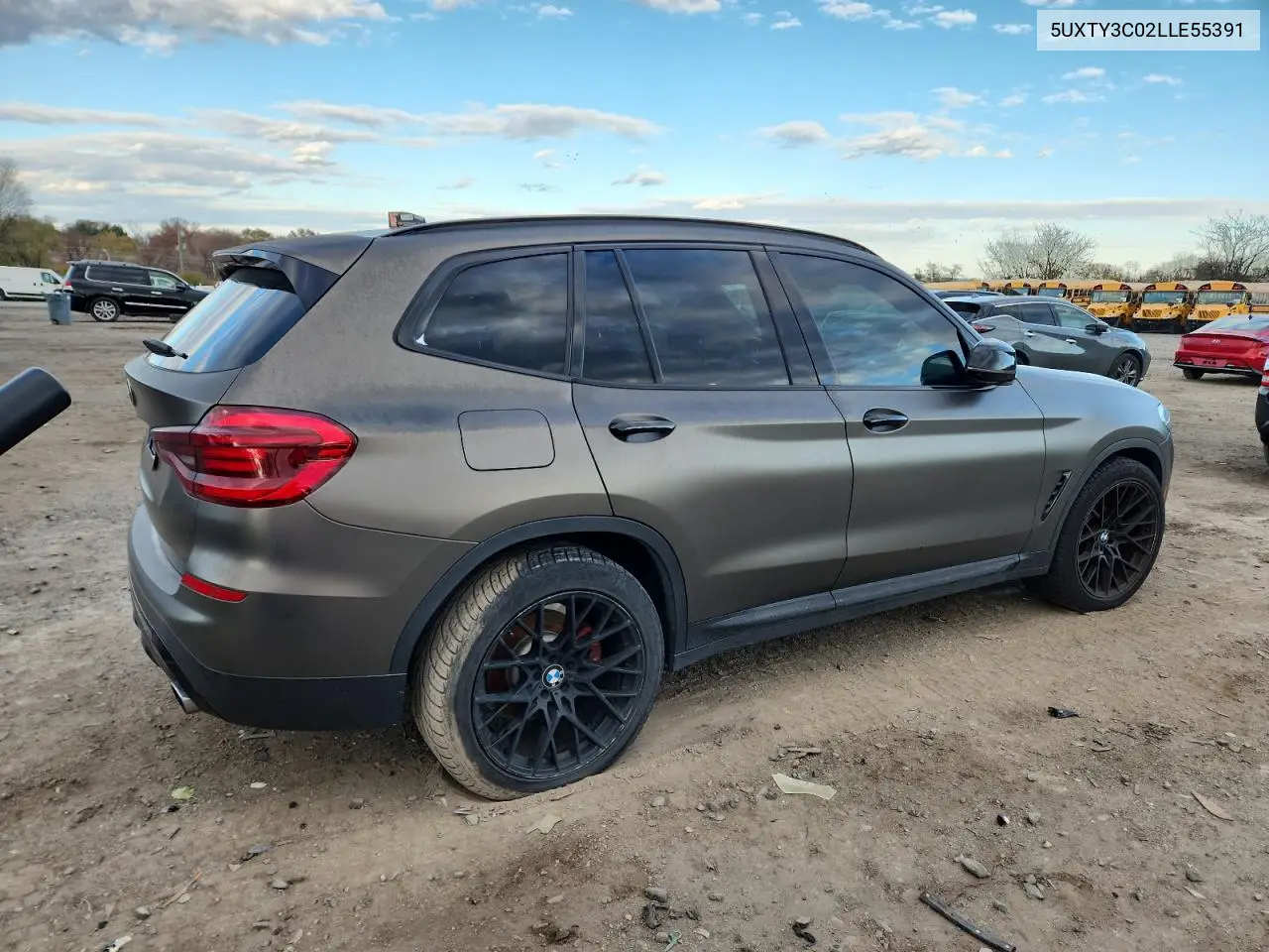 5UXTY3C02LLE55391 2020 BMW X3 Sdrive30I