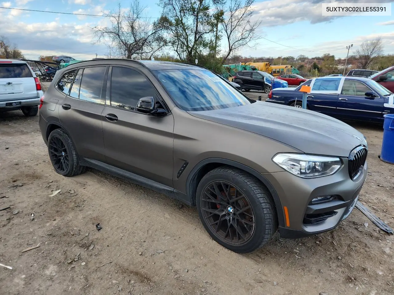 5UXTY3C02LLE55391 2020 BMW X3 Sdrive30I