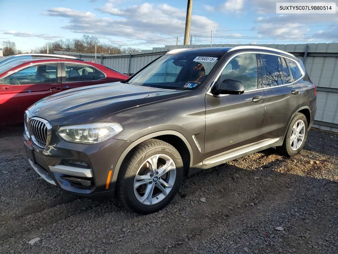 5UXTY5C07L9B80514 2020 BMW X3 xDrive30I