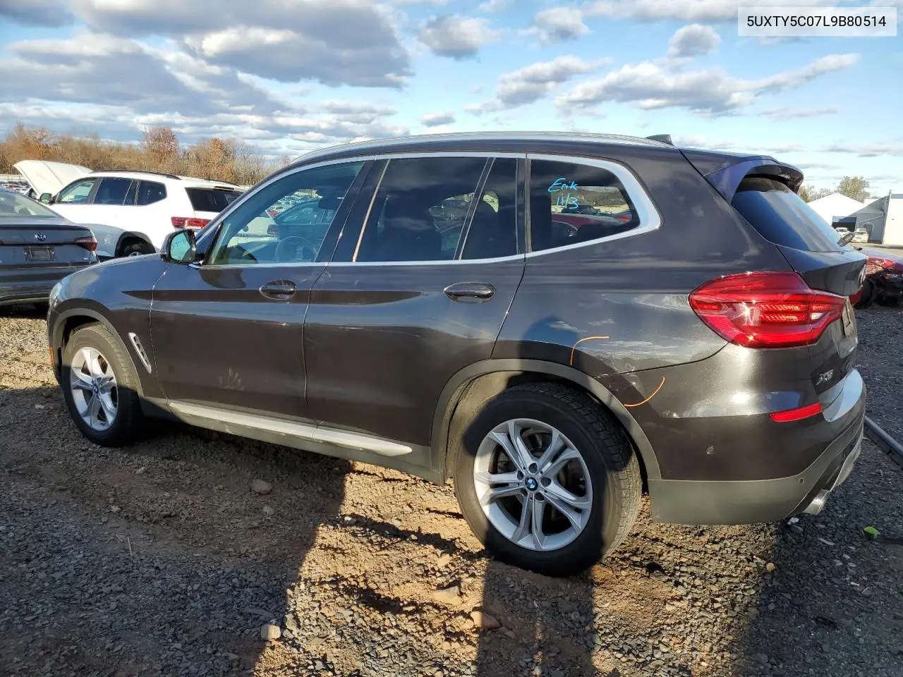 5UXTY5C07L9B80514 2020 BMW X3 xDrive30I