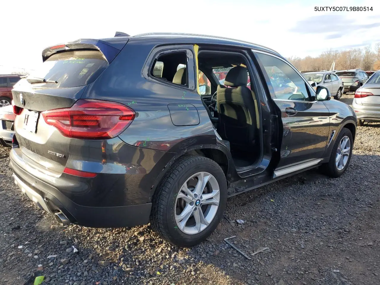 5UXTY5C07L9B80514 2020 BMW X3 xDrive30I