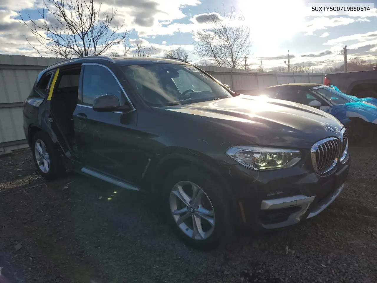 5UXTY5C07L9B80514 2020 BMW X3 xDrive30I