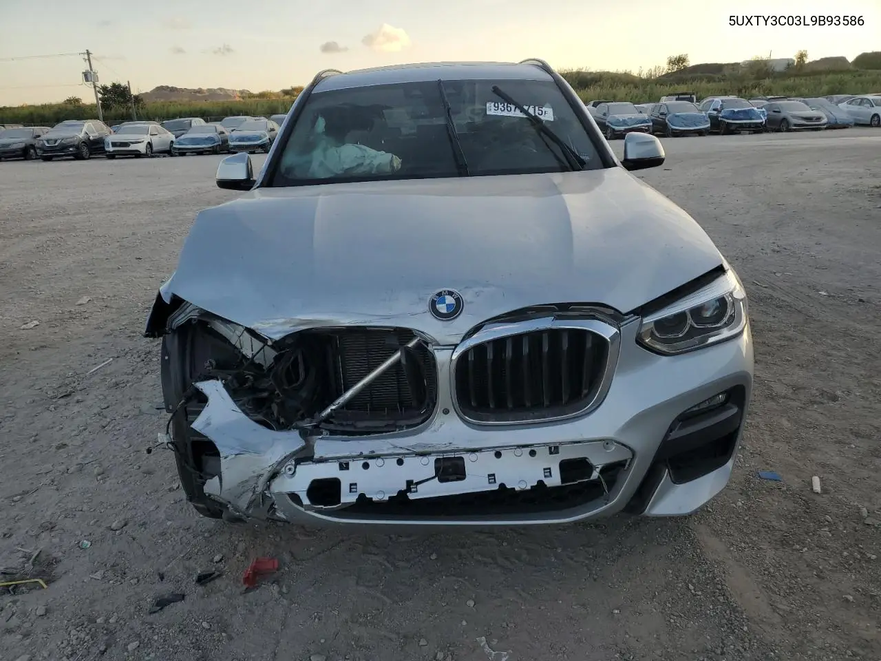 5UXTY3C03L9B93586 2020 BMW X3 Sdrive30I