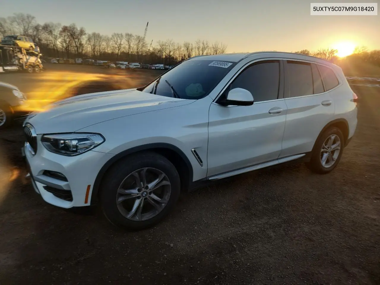5UXTY5C07M9G18420 2021 BMW X3 xDrive30I