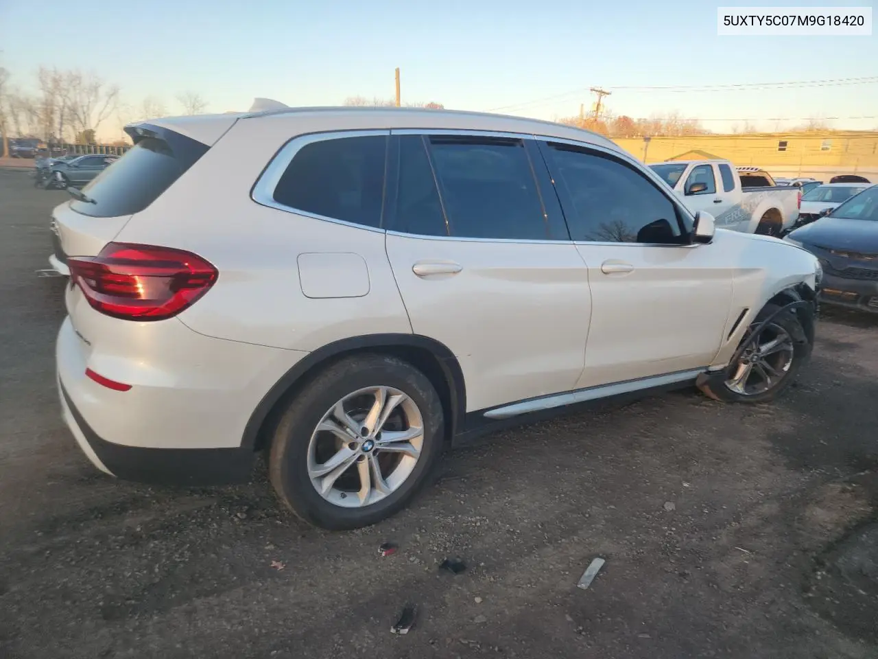 5UXTY5C07M9G18420 2021 BMW X3 xDrive30I