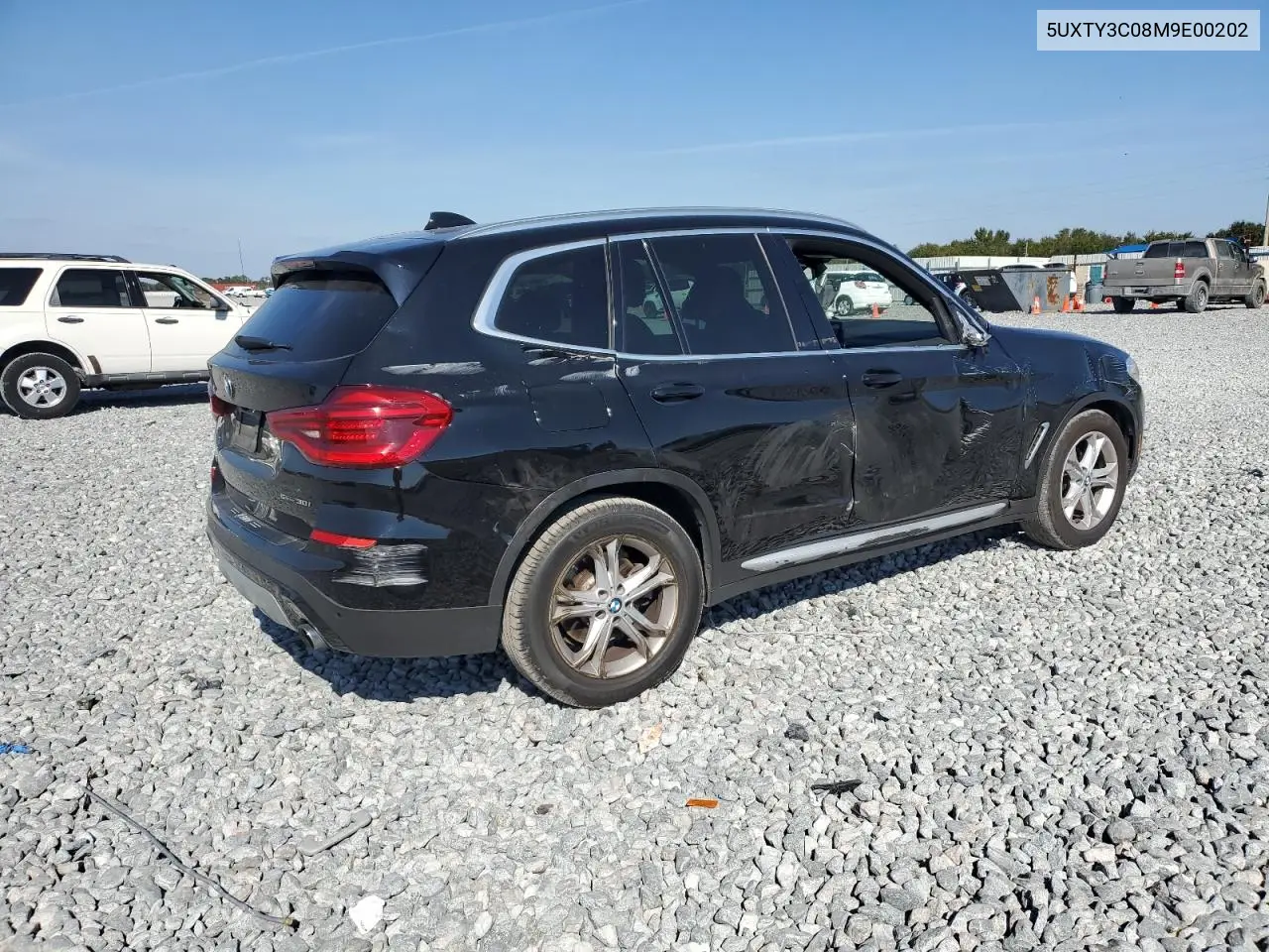 5UXTY3C08M9E00202 2021 BMW X3 Sdrive30I