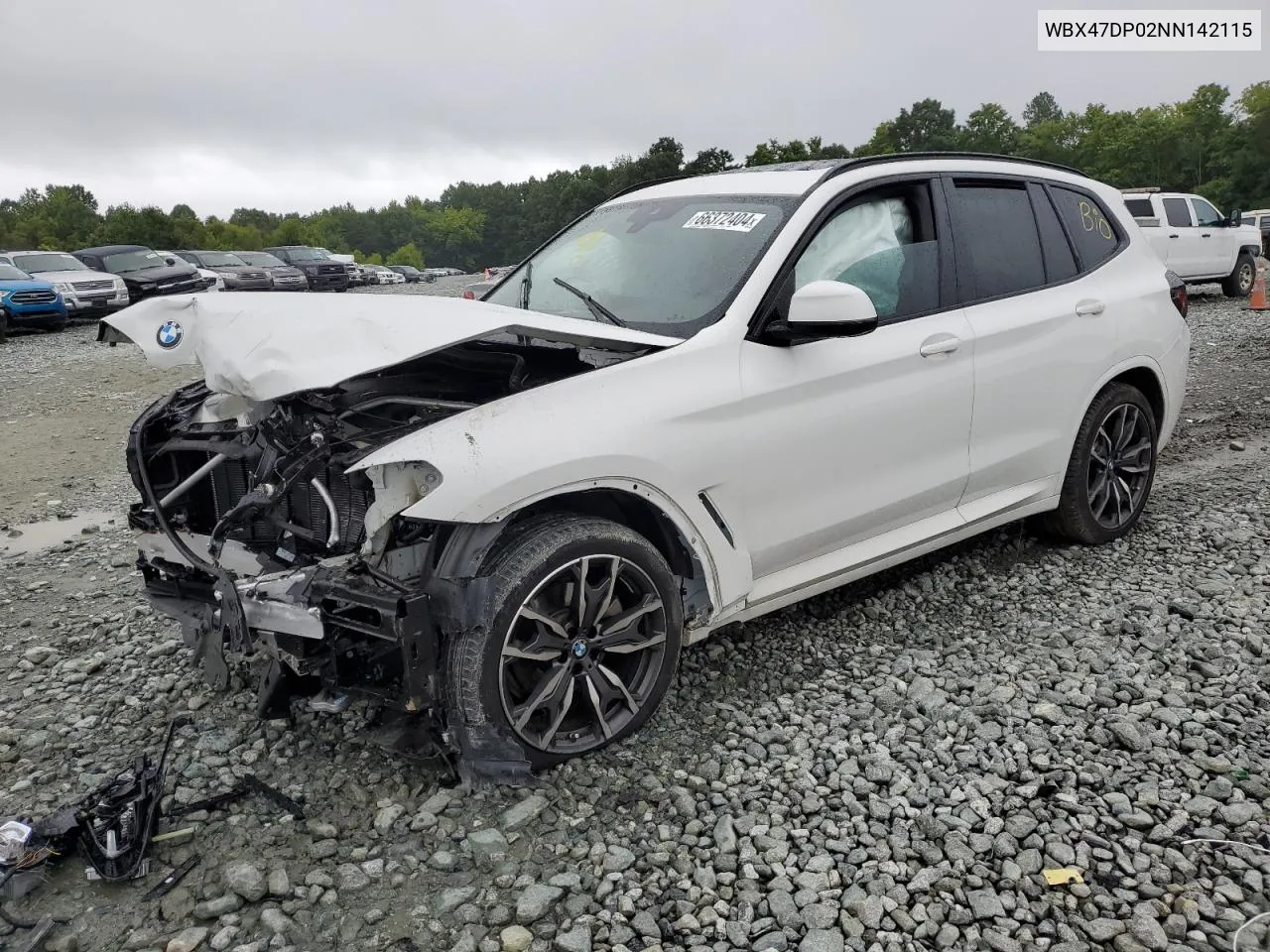 WBX47DP02NN142115 2022 BMW X3 Sdrive30I