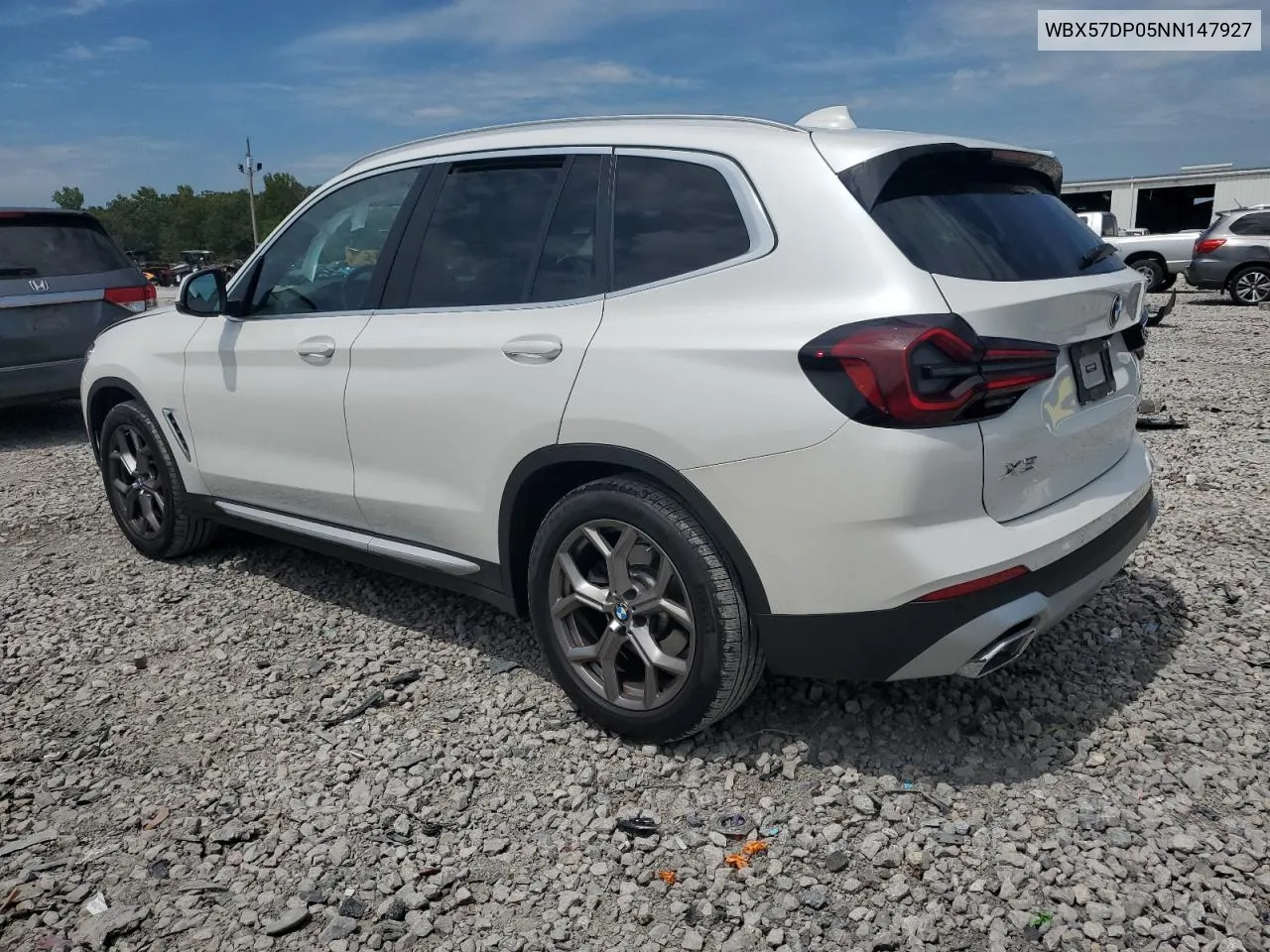 WBX57DP05NN147927 2022 BMW X3 xDrive30I