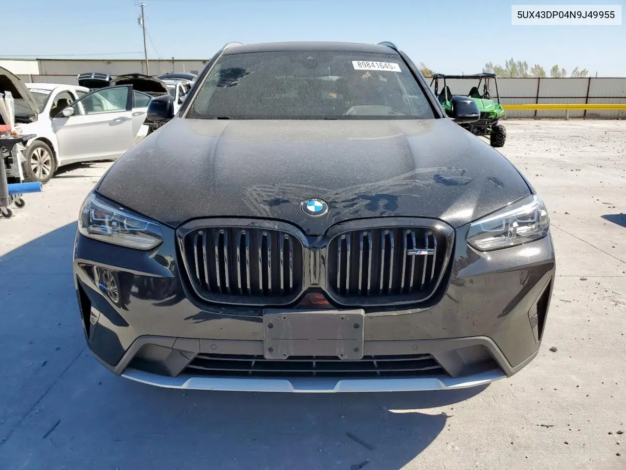 5UX43DP04N9J49955 2022 BMW X3 Sdrive30I