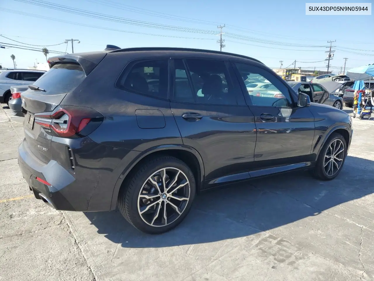 5UX43DP05N9N05944 2022 BMW X3 Sdrive30I
