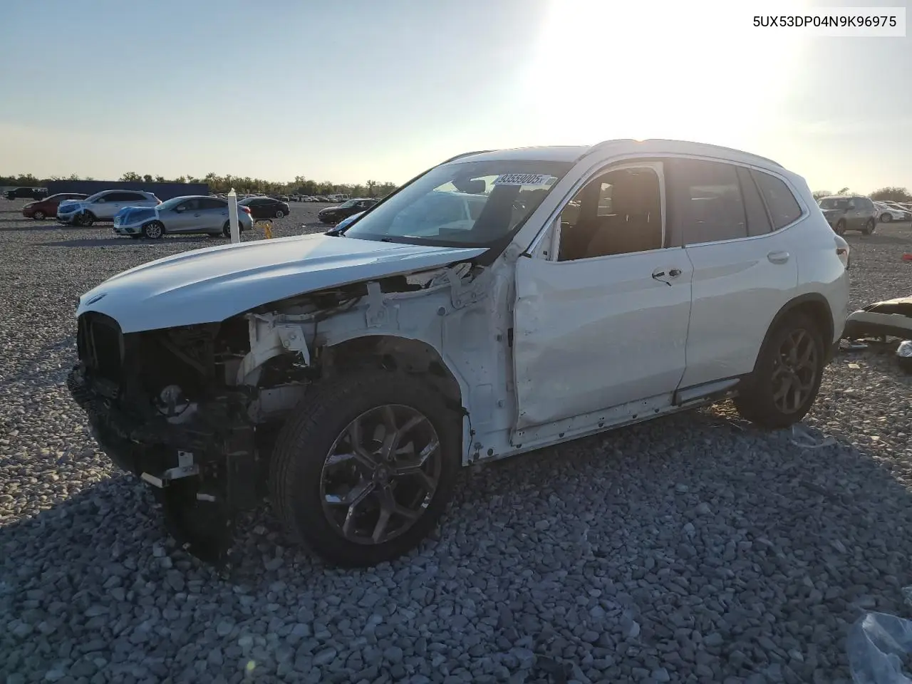5UX53DP04N9K96975 2022 BMW X3 xDrive30I