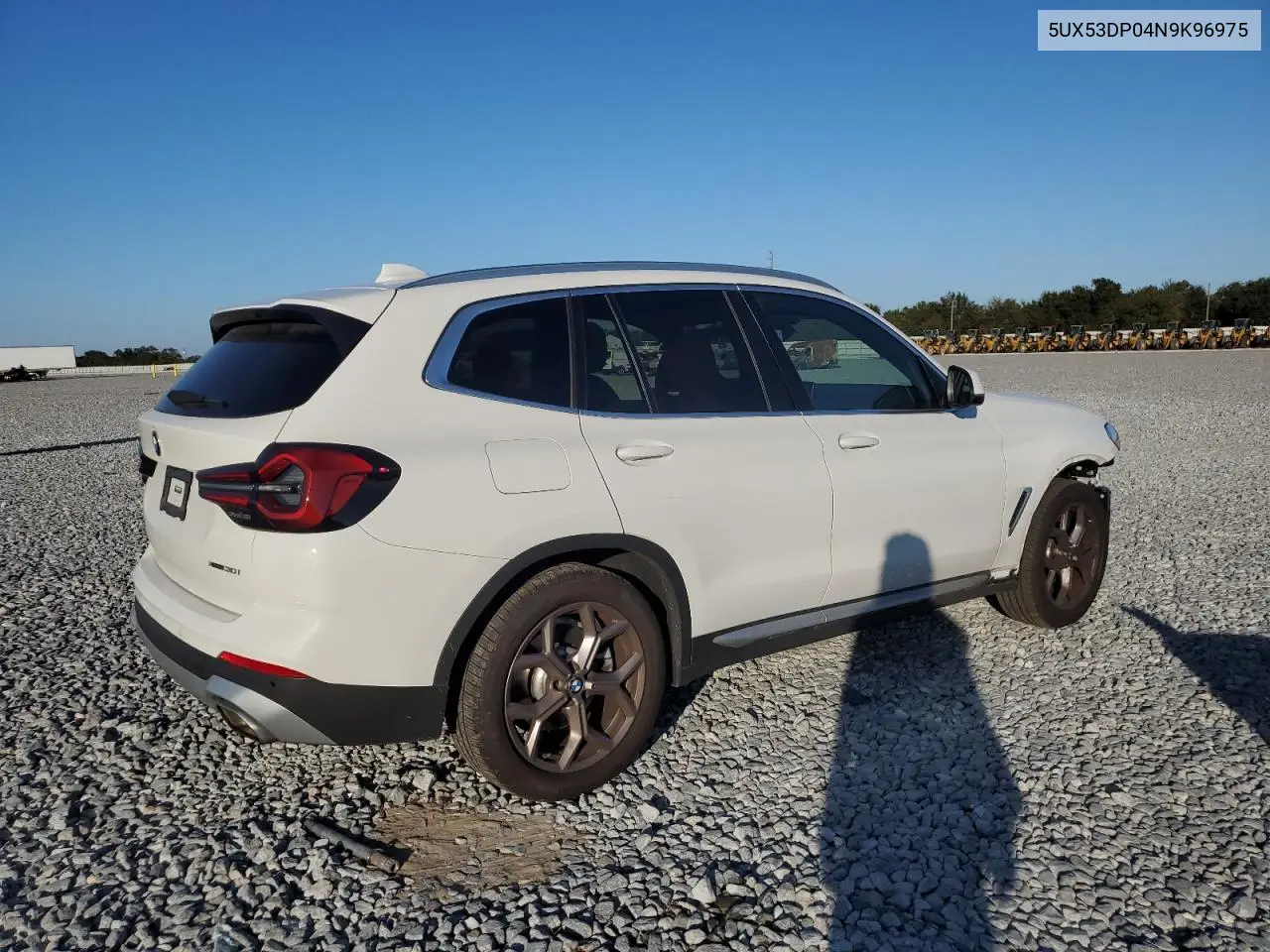 5UX53DP04N9K96975 2022 BMW X3 xDrive30I