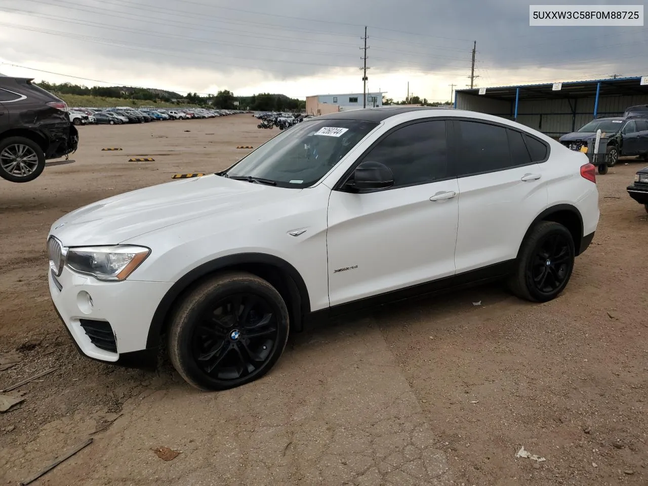 5UXXW3C58F0M88725 2015 BMW X4 xDrive28I