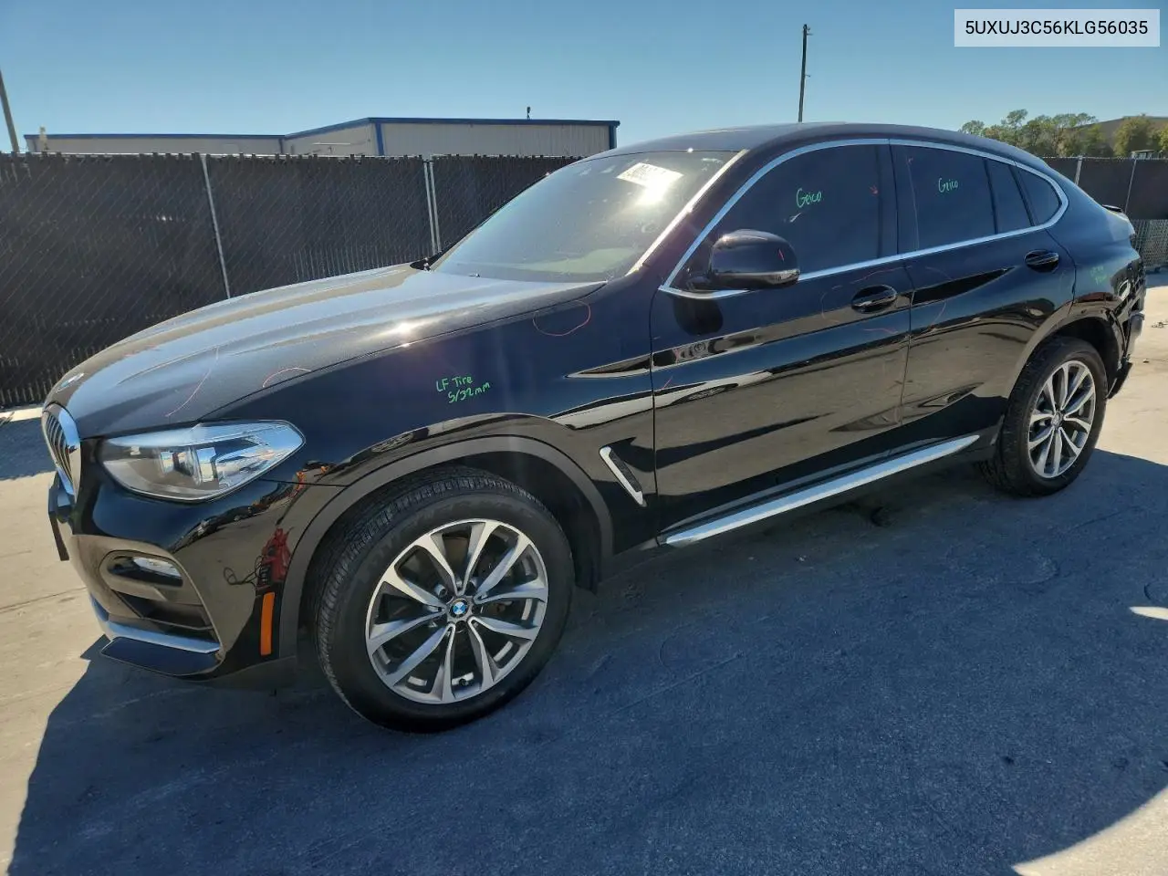 5UXUJ3C56KLG56035 2019 BMW X4 xDrive30I