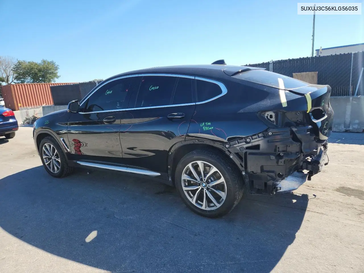 5UXUJ3C56KLG56035 2019 BMW X4 xDrive30I