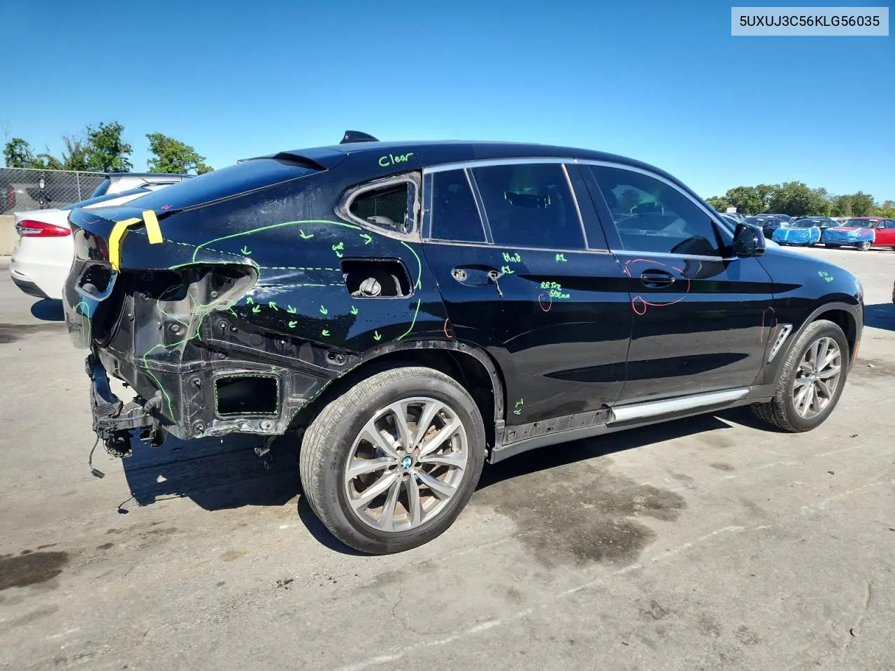 5UXUJ3C56KLG56035 2019 BMW X4 xDrive30I