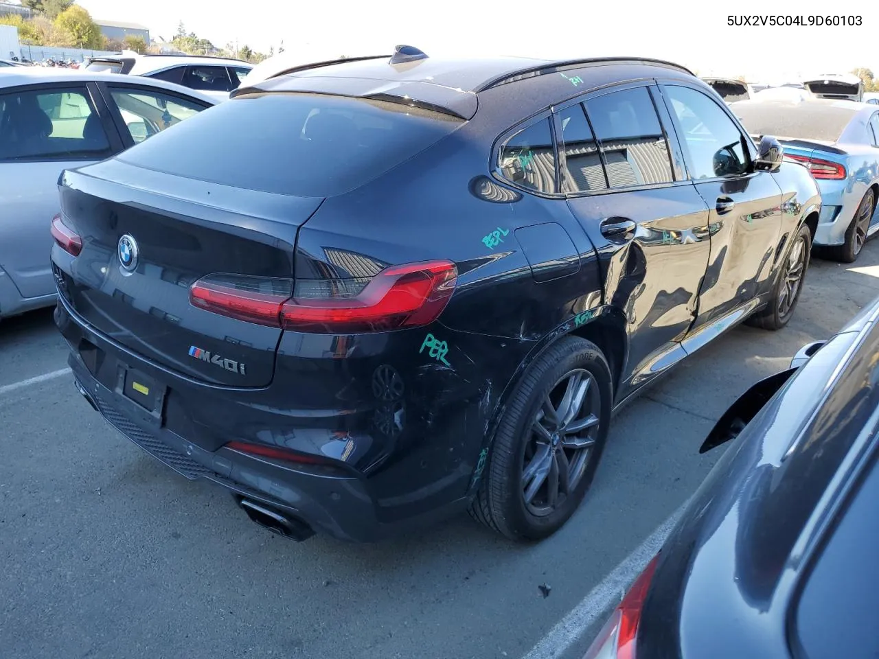 5UX2V5C04L9D60103 2020 BMW X4 xDrivem40I