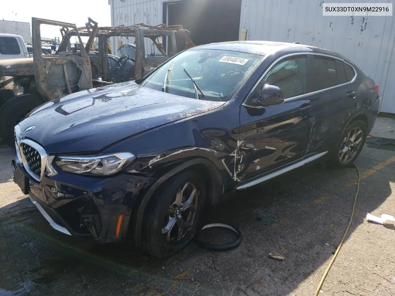 5UX33DT0XN9M22916 2022 BMW X4 xDrive30I