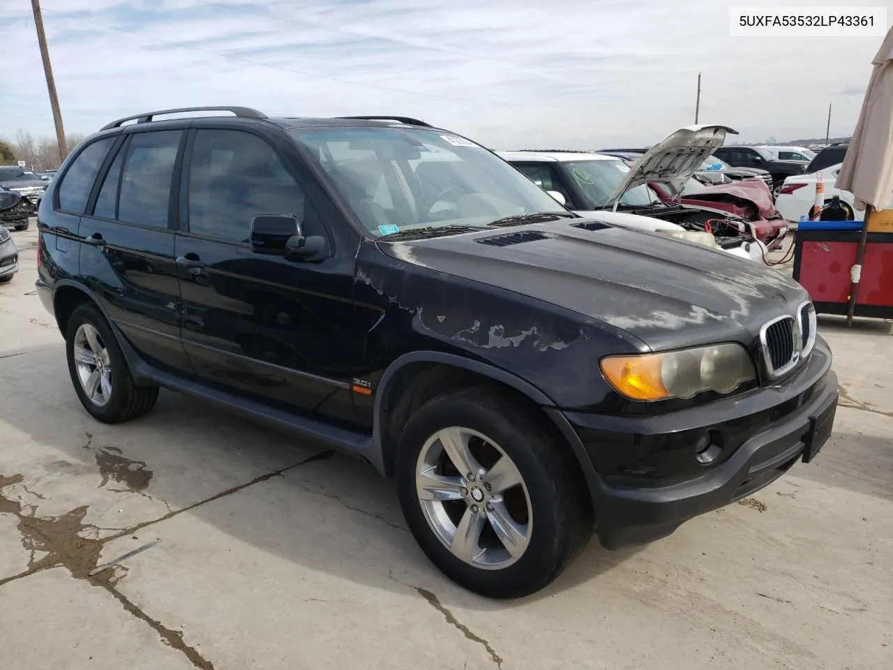 5UXFA53532LP43361 2002 BMW X5 3.0I