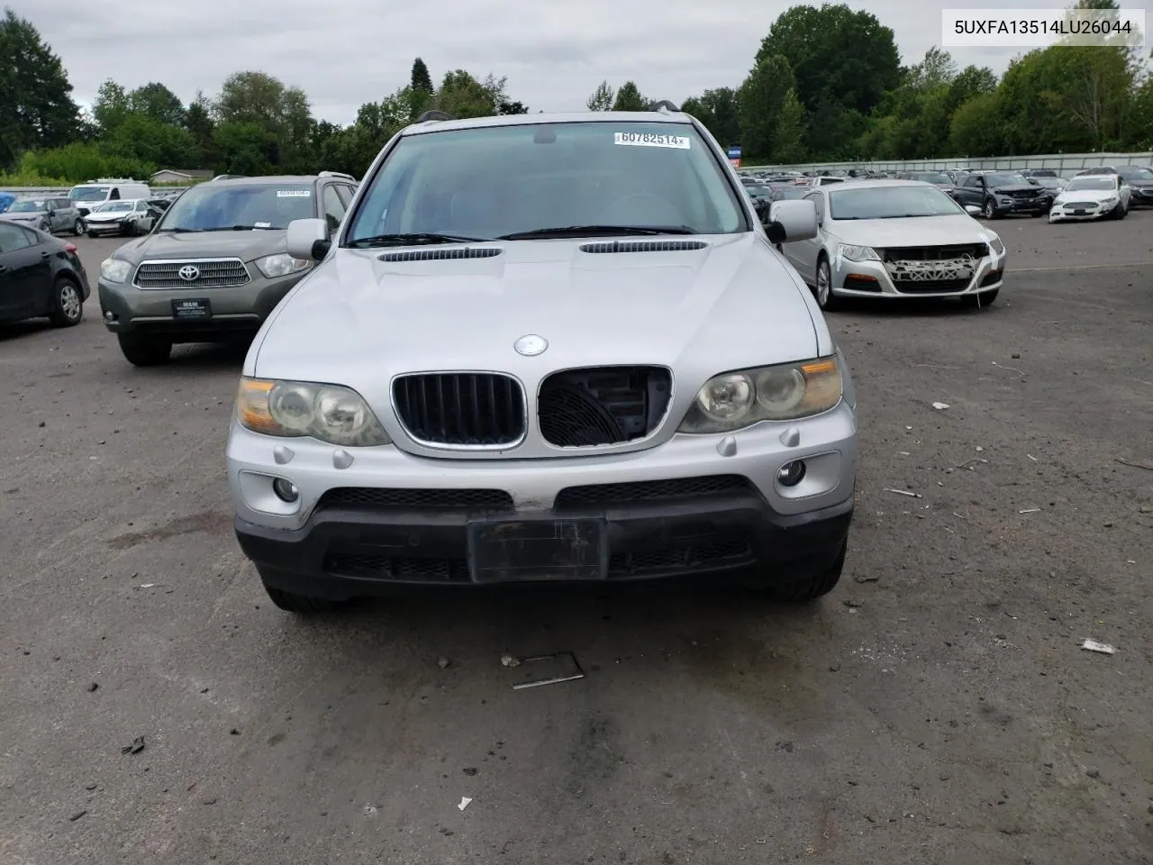 2004 BMW X5 3.0I VIN: 5UXFA13514LU26044 Lot: 60782514