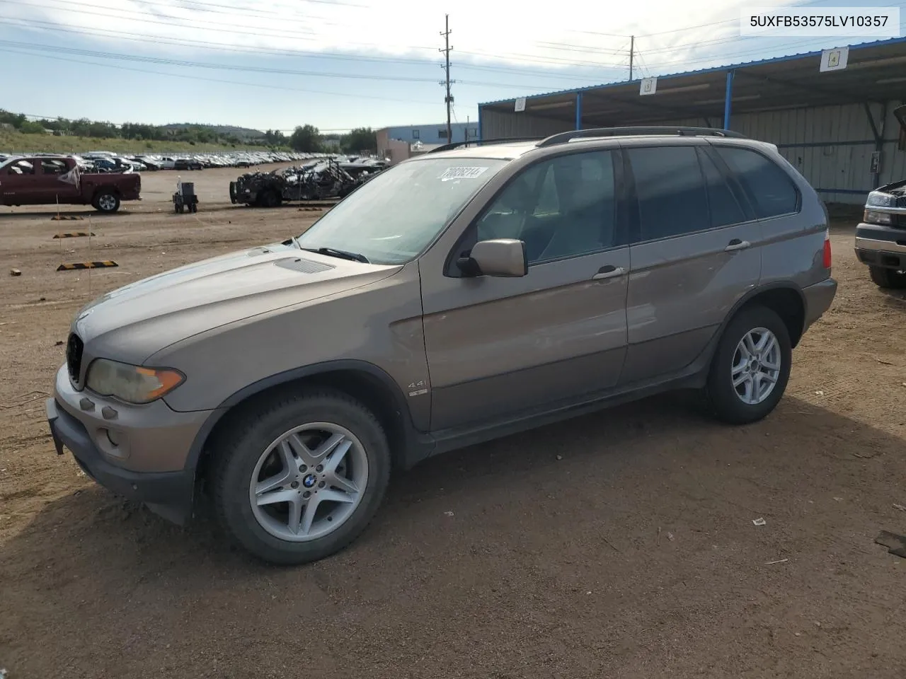 5UXFB53575LV10357 2005 BMW X5 4.4I