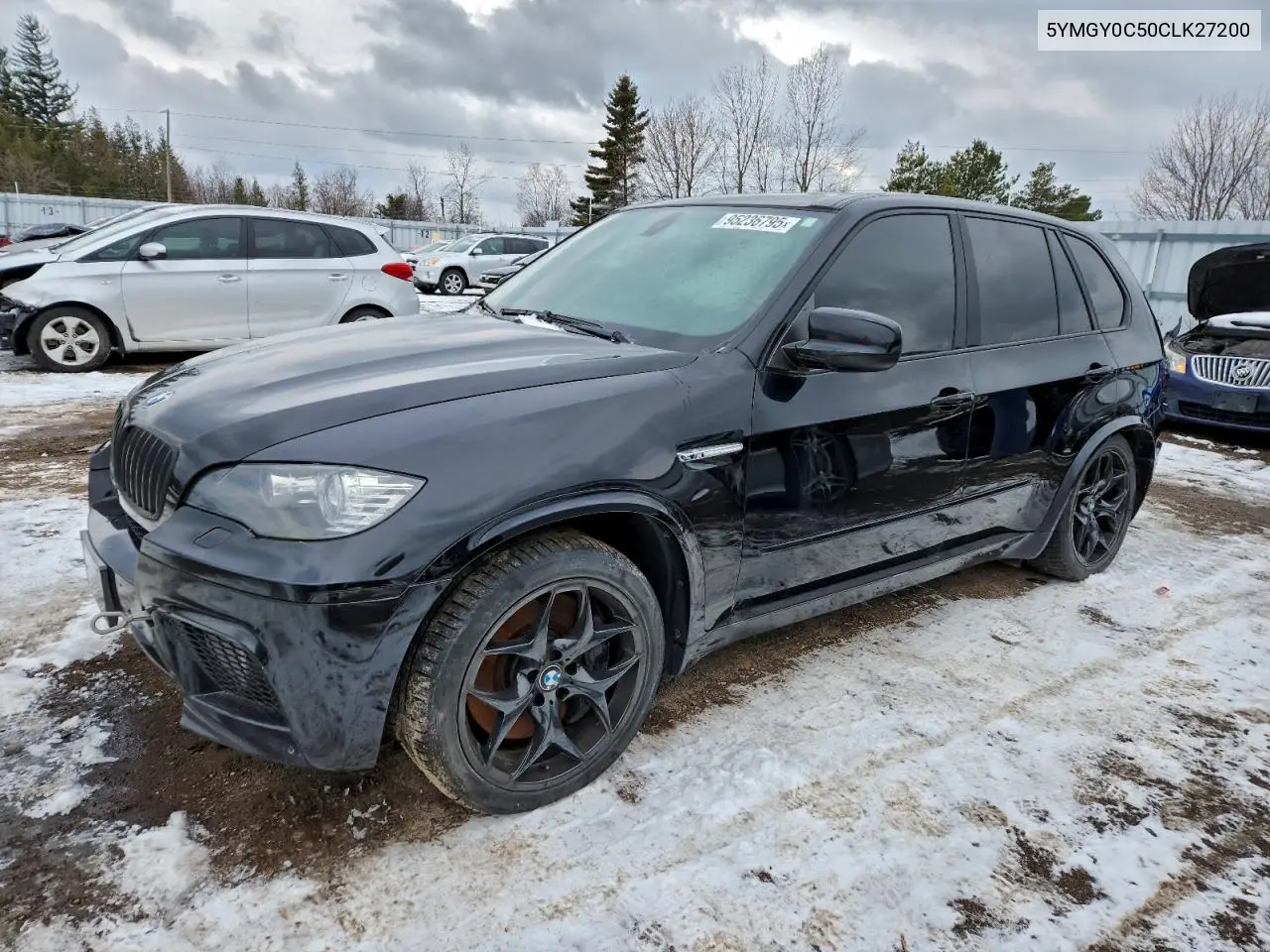 5YMGY0C50CLK27200 2012 BMW X5 M