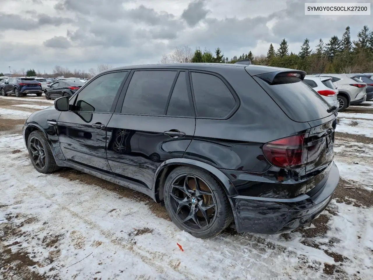 5YMGY0C50CLK27200 2012 BMW X5 M