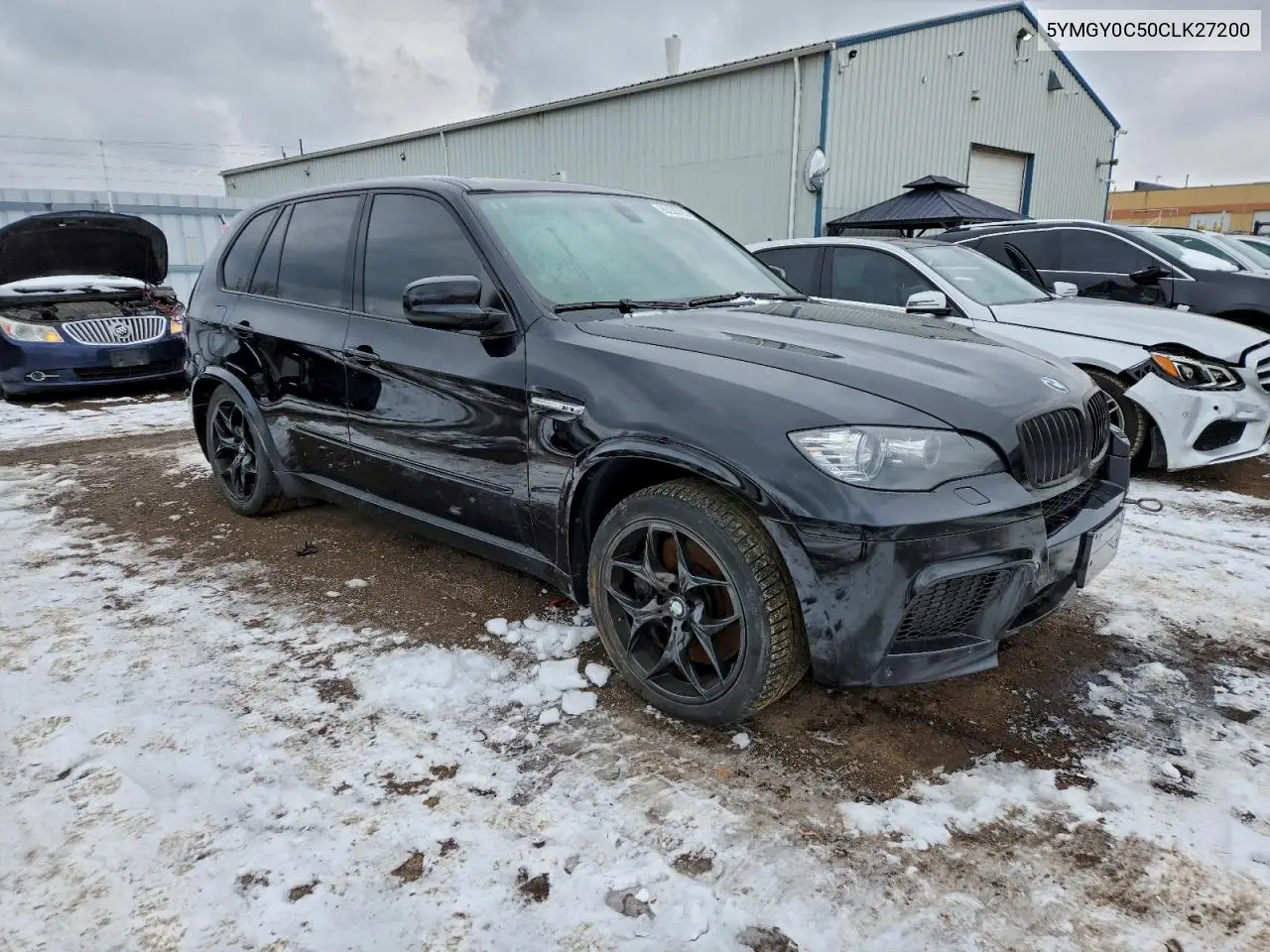 5YMGY0C50CLK27200 2012 BMW X5 M
