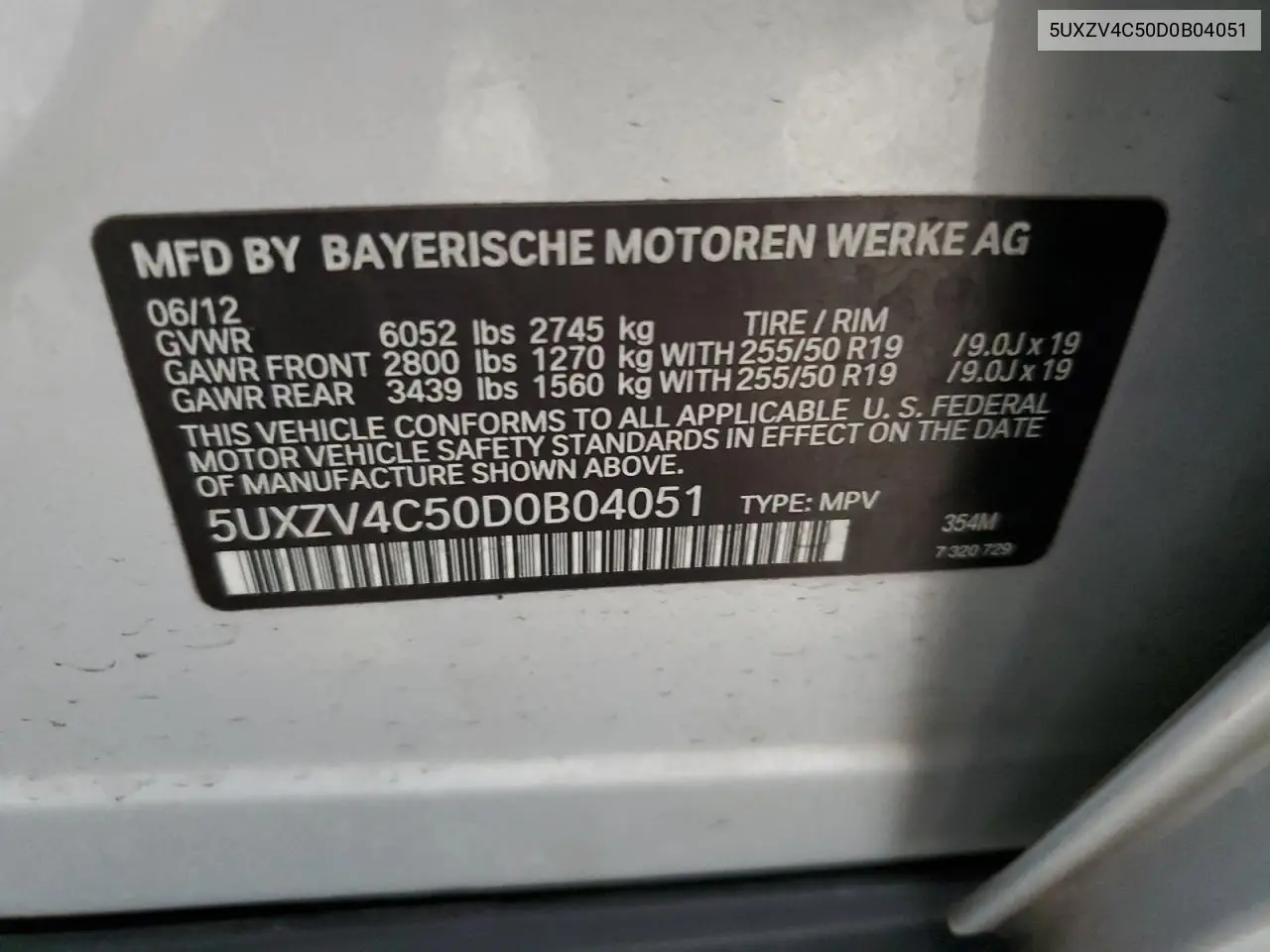 5UXZV4C50D0B04051 2013 BMW X5 xDrive35I