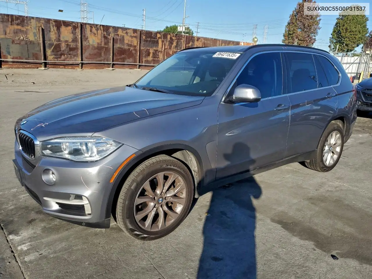 5UXKR0C55G0P31537 2016 BMW X5 xDrive35I