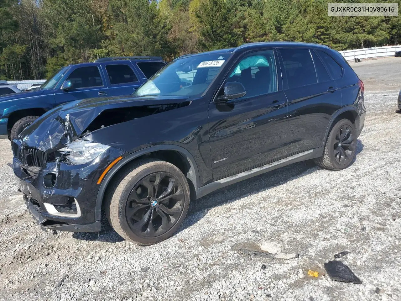 5UXKR0C31H0V80616 2017 BMW X5 xDrive35I