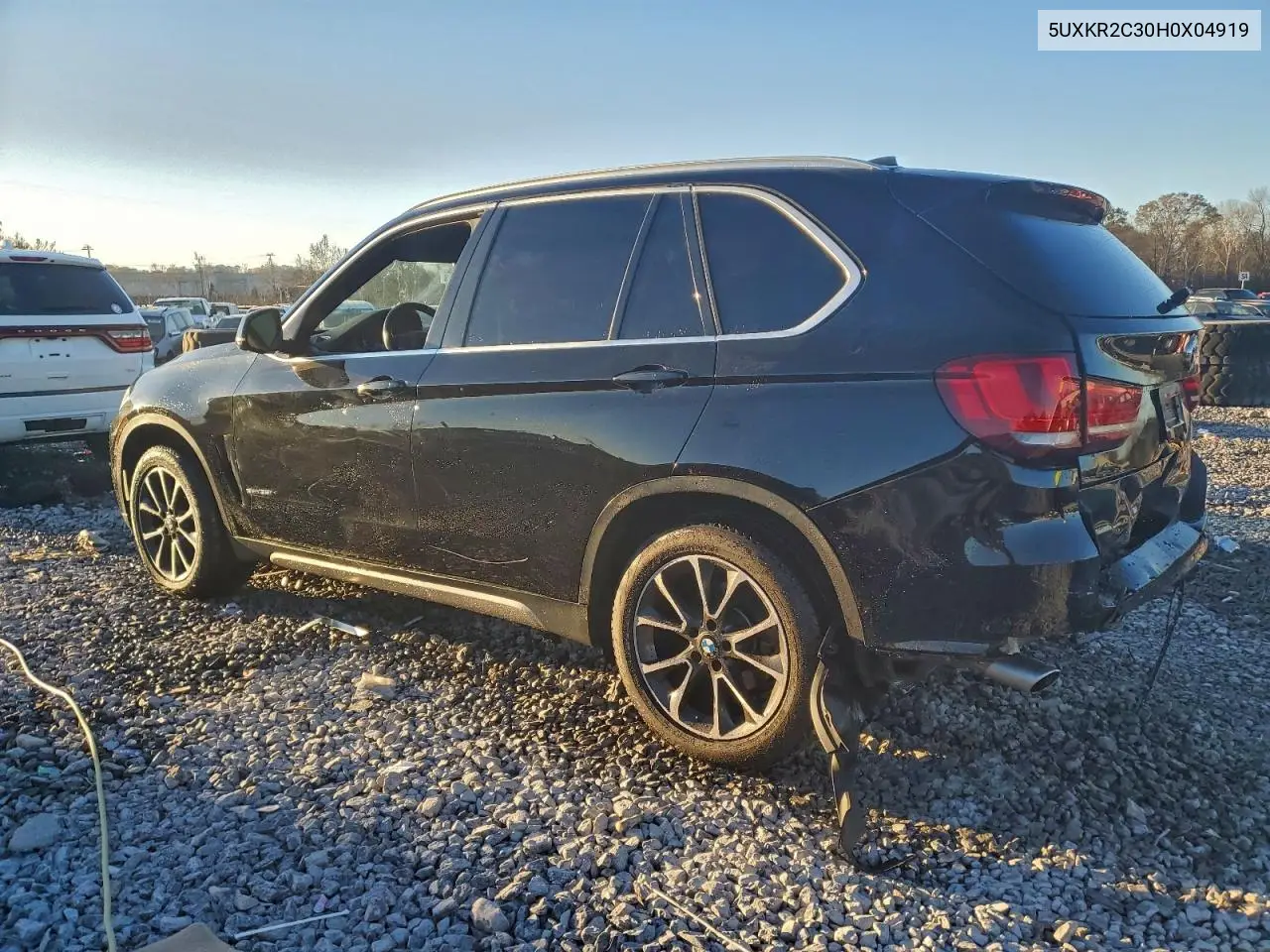 5UXKR2C30H0X04919 2017 BMW X5 Sdrive35I