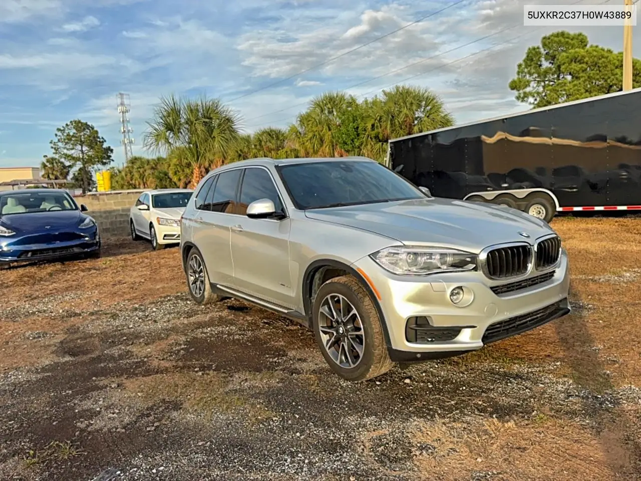 5UXKR2C37H0W43889 2017 BMW X5 Sdrive35I