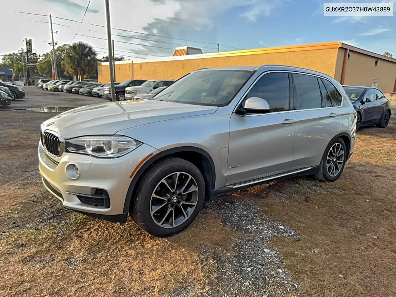 5UXKR2C37H0W43889 2017 BMW X5 Sdrive35I